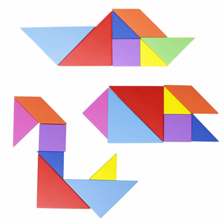 Wooden 7 Piece Tangram Big – IONICATOYS