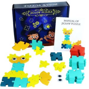 Wooden Jigsaw Puzzle with Manual